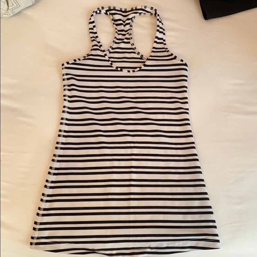 Striped Lululemon Tank, Perfect Condition!